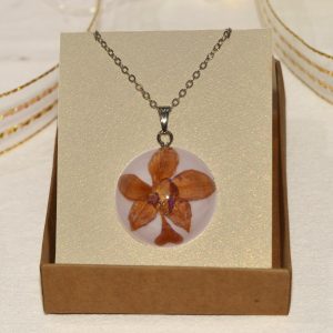 Handcrafted Resin Pendant Necklace