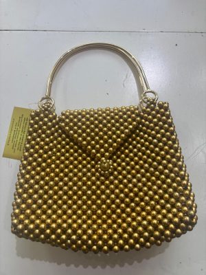 Gold Beige Beads Bag