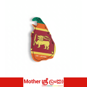 Sri Lanka Island Shape Fridge Magnet – National Flag Map Souvenir