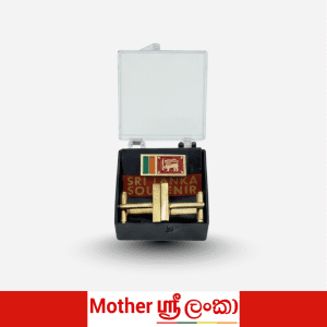 Sri Lanka Lapel Pin & Cufflinks Set