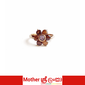 Garnet Ring (Gold plated)