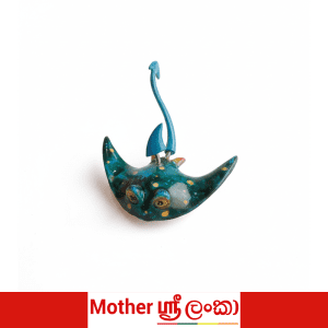 Sri Lankan Handmade Stingray Fridge Magnet – Colorful Ocean Art Souvenir