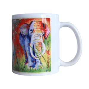 Elephant Design Ceramic Mug