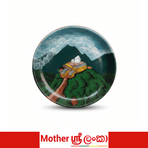 Hand-Painted Clay Plate