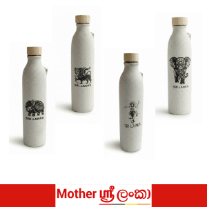 Sri Lanka Heritage Ceramic Water Bottle – 4 Cultural Design Variations