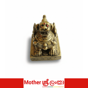 Handcrafted Sri Lankan Guardian Figure – Decorative Cultural Statue