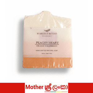 Peachy Heart Handmade Natural Soap – Orange & Strawberry
