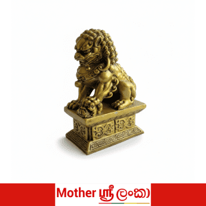 Handcrafted Guardian Lion Statue – Sri Lanka