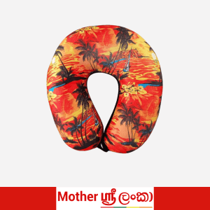 Sunset Palm Neck Pillow